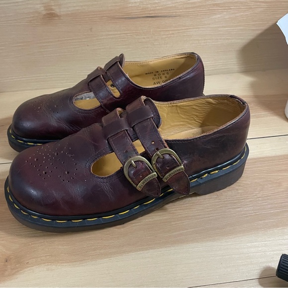 Vintage 1990s Dr Martens Mary Jane Made In England Classic 8065 Size 8 - Picture 2 of 13